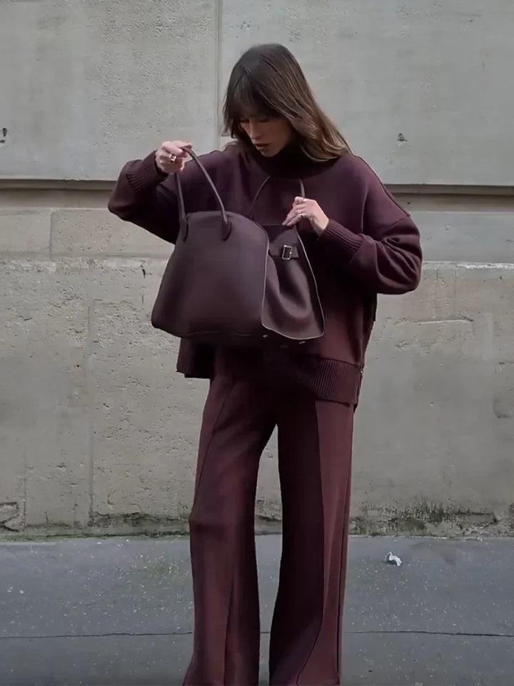 Selene - Conjunto a juego de sudadera de corte holgado