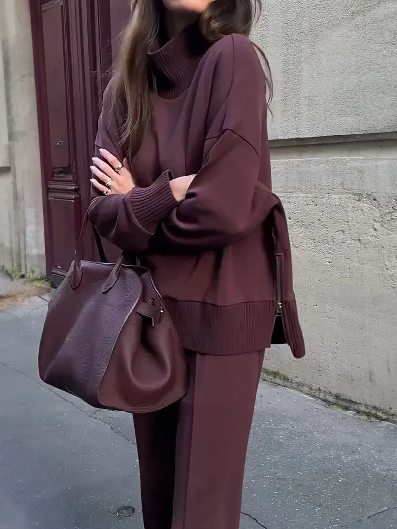 Selene - Conjunto a juego de sudadera de corte holgado