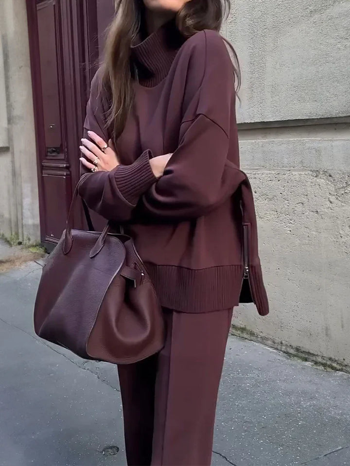 Selene - Conjunto a juego de sudadera de corte holgado