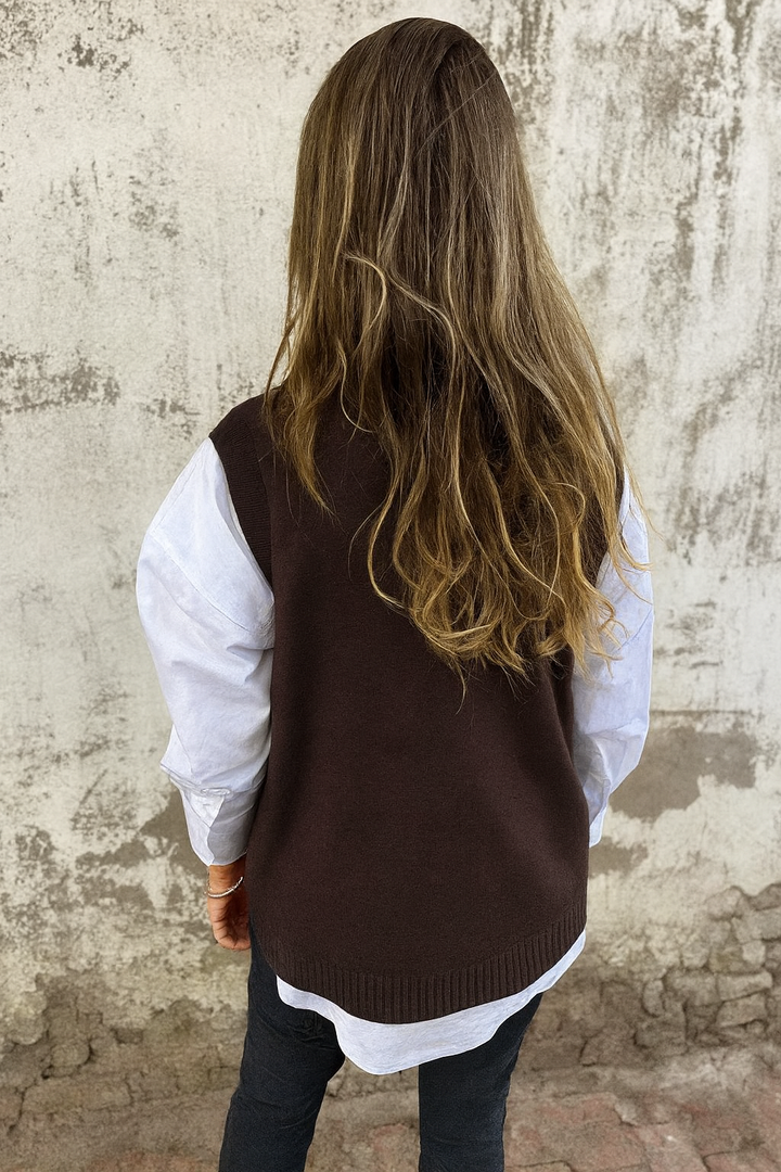 Nusa - Chaleco de punto cómodo