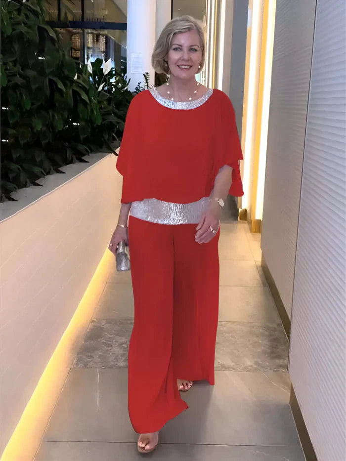 Leonor™ | Conjunto de dos piezas con lentejuelas