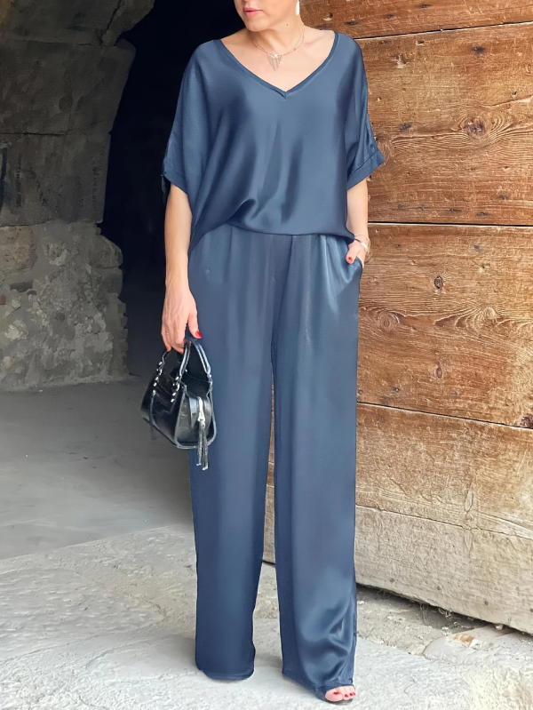 Gala™ Elegante conjunto de dos pieza con mangas cortas