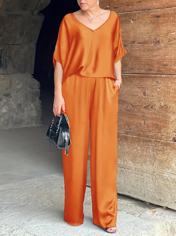 Gala™ Elegante conjunto de dos pieza con mangas cortas