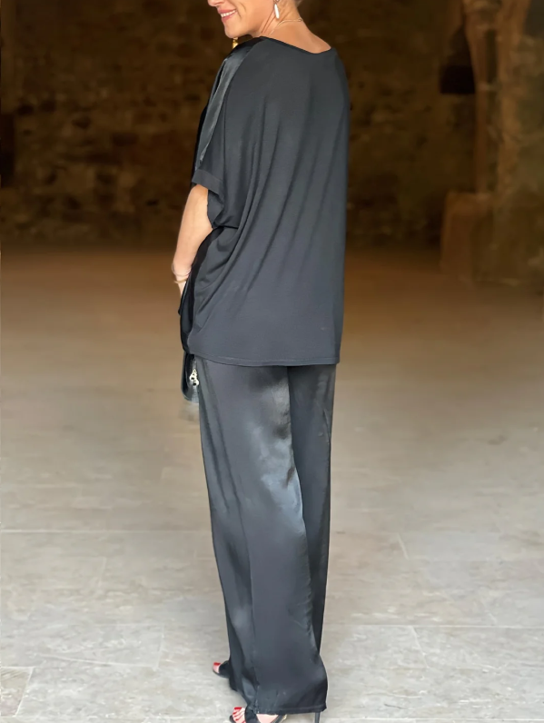 Gala™ Elegante conjunto de dos pieza con mangas cortas