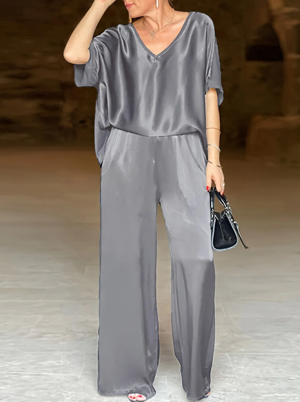 Gala™ Elegante conjunto de dos pieza con mangas cortas