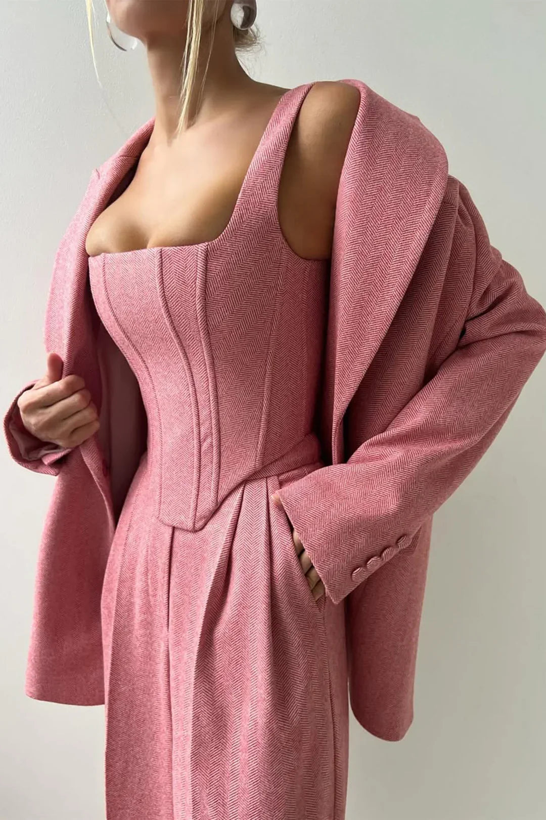 Vérona™ - Conjunto de tres piezas con blazer cruzado