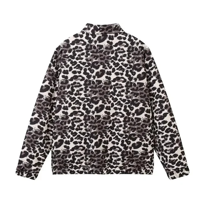 Fiona - Chaqueta bomber para otoño con estampado animal print