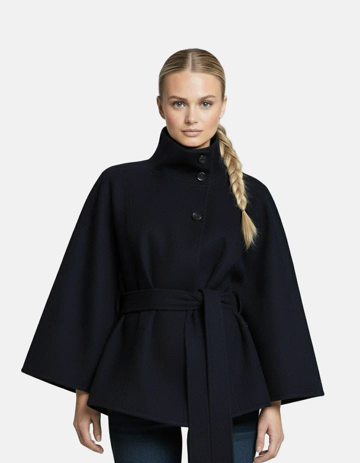 Cosima - Chaqueta con cuello alto y cinturón