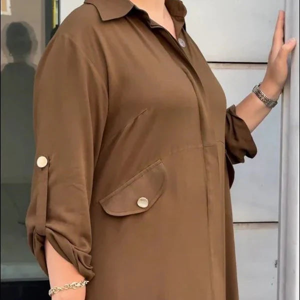 Almudena™ | Conjunto camisero con elegancia relajada para tu día a día