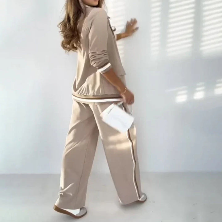 Patricia™ – Conjunto casual chic con blazer y pantalón fluido