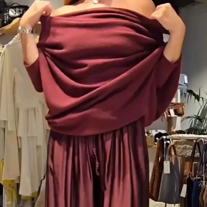 Gala – Elegante conjunto con hombros descubiertos