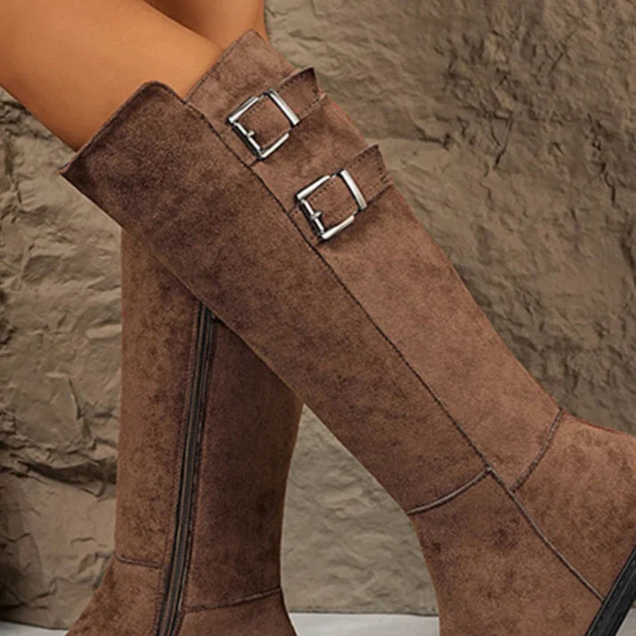 Ariadna - Botas altas con cremallera lateral