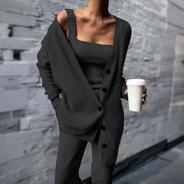 Pilar – Conjunto cómodo y elegante de 3 piezas